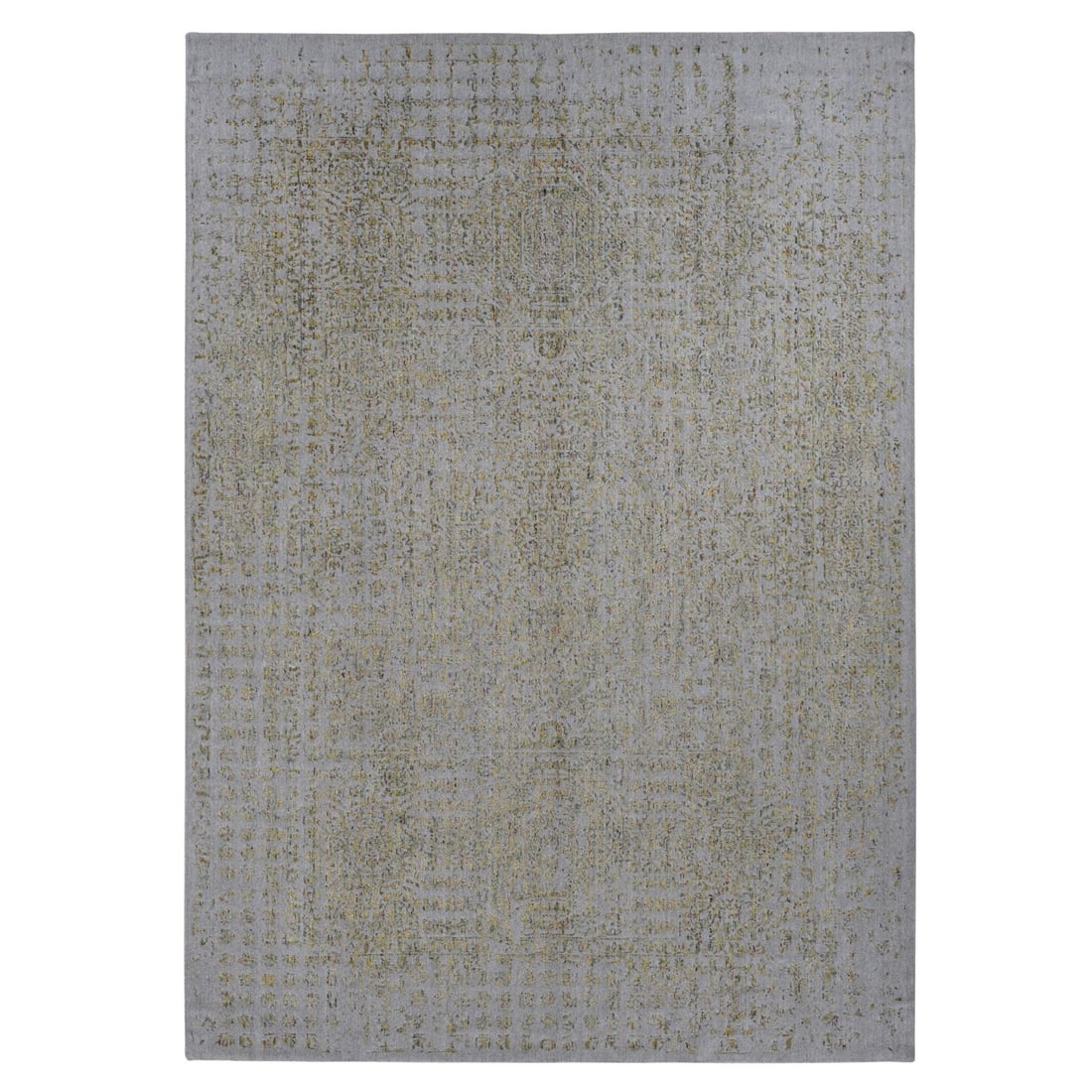 Broken Mamluk Design Hand Loomed Silk Rug 9'10"x14 (1 of 12)