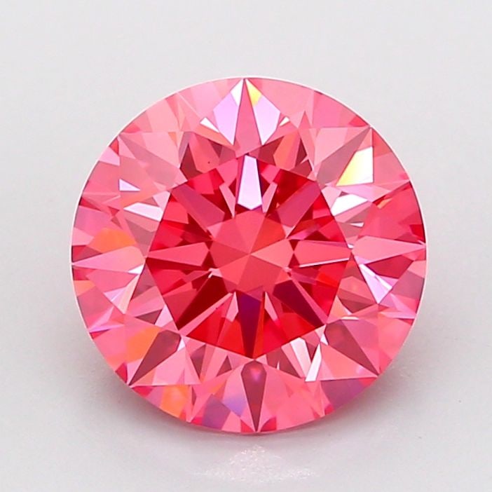 IGI Round 3.09ct Fancy Vivid Pink VVS2 - Ideal Loose Lab Diamond: IGI Round 3.09ct Fancy Vivid Pink VVS2 - Ideal Loose Lab Diamond Item Specifics: Source: This Is A Real Diamond Grown In A Lab Not Mined. Carat: 3.09 Cut: ID Color: Fancy Vivid Pink Clarity: VVS2 Poli