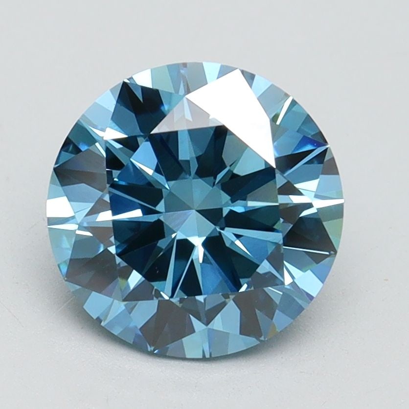 IGI Round 2.03ct Fancy Vivid Blue VVS2 - Loose Lab Diamond: IGI Round 2.03ct Fancy Vivid Blue VVS2 - Loose Lab Diamond Item Specifics: Source: This Is A Real Diamond Grown In A Lab Not Mined. Carat: 2.03 Cut: EX Color: Fancy Vivid Blue Clarity: VVS2 Polish: EX