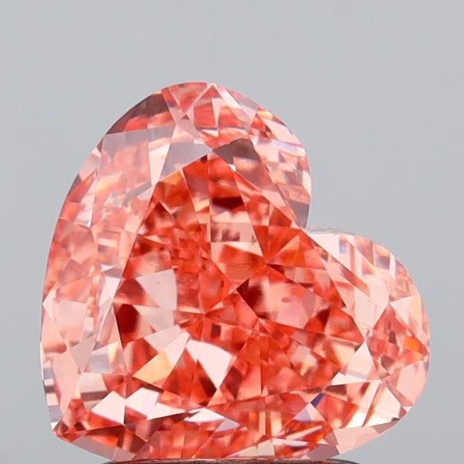 IGI Heart 1.75ct Fancy Vivid Pink VVS2 - Loose Lab Diamond: IGI Heart 1.75ct Fancy Vivid Pink VVS2 - Loose Lab Diamond Item Specifics: Source: This Is A Real Diamond Grown In A Lab Not Mined. Carat: 1.75 Cut: - Color: Fancy Vivid Pink Clarity: VVS2 Polish: VG 