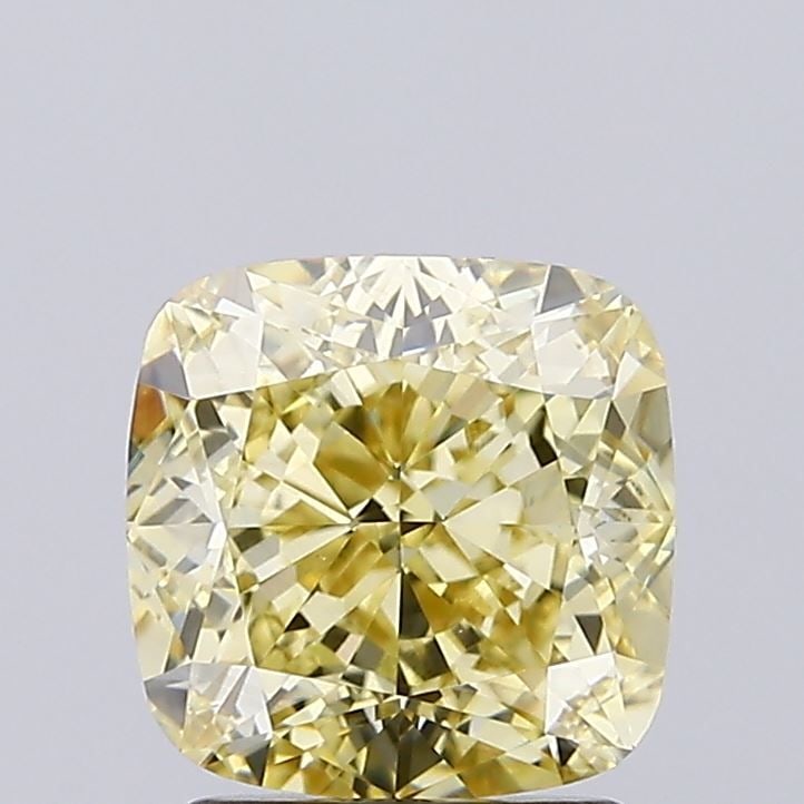 IGI Cushion Brilliant 2.5ct Fancy Intense Yellow VVS2 - Loose Lab Diamond: IGI Cushion Brilliant 2.5ct Fancy Intense Yellow VVS2 - Loose Lab Diamond Item Specifics: Source: This Is A Real Diamond Grown In A Lab Not Mined. Carat: 2.5 Cut: - Color: Fancy Intense Yellow Clarity