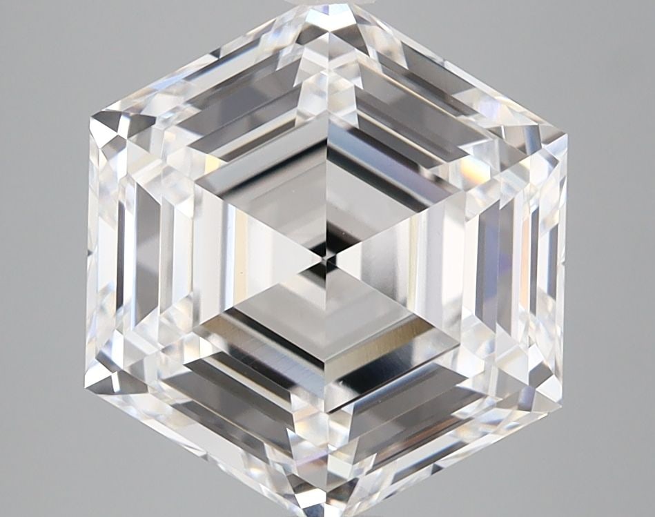 IGI Hexagonal 4.07ct D VVS2 - Loose Lab Diamond: IGI Hexagonal 4.07ct D VVS2 - Loose Lab Diamond Item Specifics: Source: This Is A Real Diamond Grown In A Lab Not Mined. Carat: 4.07 Cut: - Color: D Clarity: VVS2 Polish: EX Symmetry: EX Measurements: