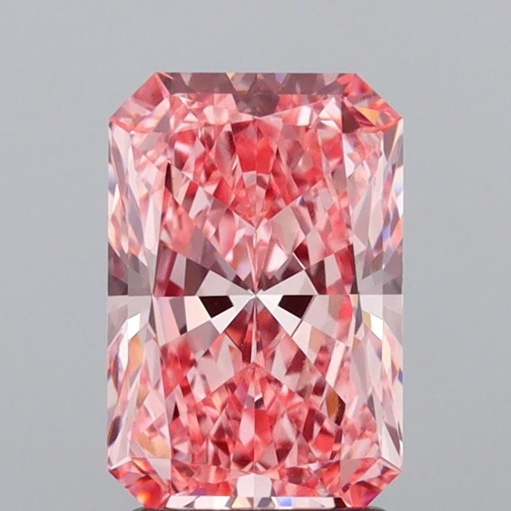 IGI Radiant 2.08ct Fancy Vivid Pink VVS2 - Loose Lab Diamond: IGI Radiant 2.08ct Fancy Vivid Pink VVS2 - Loose Lab Diamond Item Specifics: Source: This Is A Real Diamond Grown In A Lab Not Mined. Carat: 2.08 Cut: - Color: Fancy Vivid Pink Clarity: VVS2 Polish: E