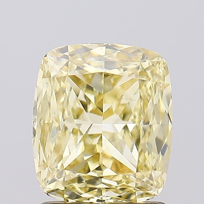 IGI Cushion Modified 1.58ct Fancy Yellow VVS2 - Loose Lab Diamond: IGI Cushion Modified 1.58ct Fancy Yellow VVS2 - Loose Lab Diamond Item Specifics: Source: This Is A Real Diamond Grown In A Lab Not Mined. Carat: 1.58 Cut: - Color: Fancy Yellow Clarity: VVS2 Polish: 