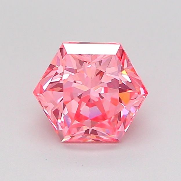 IGI Hexagonal 1.08ct Fancy Vivid Pink VVS2 - Loose Lab Diamond: IGI Hexagonal 1.08ct Fancy Vivid Pink VVS2 - Loose Lab Diamond Item Specifics: Source: This Is A Real Diamond Grown In A Lab Not Mined. Carat: 1.08 Cut: - Color: Fancy Vivid Pink Clarity: VVS2 Polish: