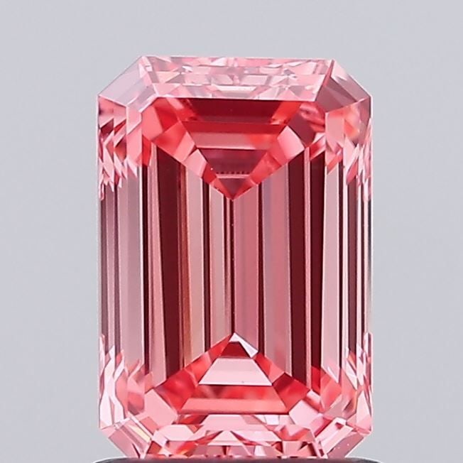 IGI Emerald 1.04ct Fancy Vivid Pink VVS2 - Loose Lab Diamond: IGI Emerald 1.04ct Fancy Vivid Pink VVS2 - Loose Lab Diamond Item Specifics: Source: This Is A Real Diamond Grown In A Lab Not Mined. Carat: 1.04 Cut: - Color: Fancy Vivid Pink Clarity: VVS2 Polish: V