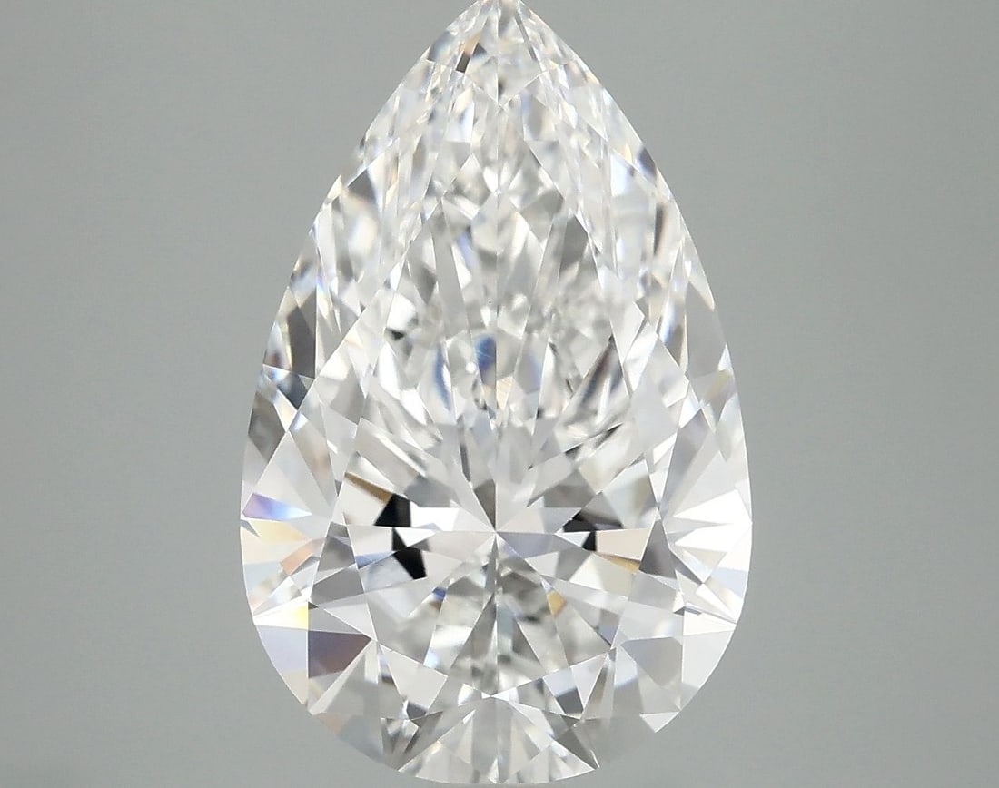 IGI Pear 5.04ct F VVS2 - Loose Lab Diamond: IGI Pear 5.04ct F VVS2 - Loose Lab Diamond Item Specifics: Source: This Is A Real Diamond Grown In A Lab Not Mined. Carat: 5.04 Cut: - Color: F Clarity: VVS2 Polish: EX Symmetry: EX Measurements: