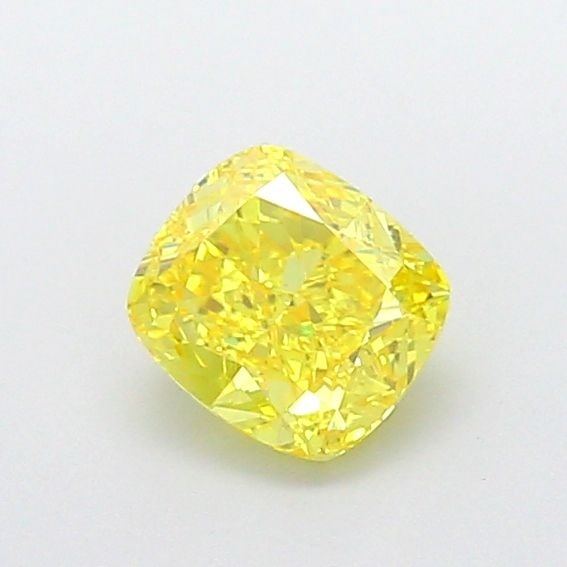 Cushion Brilliant 1.02ct Fancy Vivid Yellow VVS2 - Loose Lab Diamond: Cushion Brilliant 1.02ct Fancy Vivid Yellow VVS2 - Loose Lab Diamond Item Specifics: Source: This Is A Real Diamond Grown In A Lab Not Mined. Carat: 1.02 Cut: - Color: Fancy Vivid Yellow Clarity: VVS2