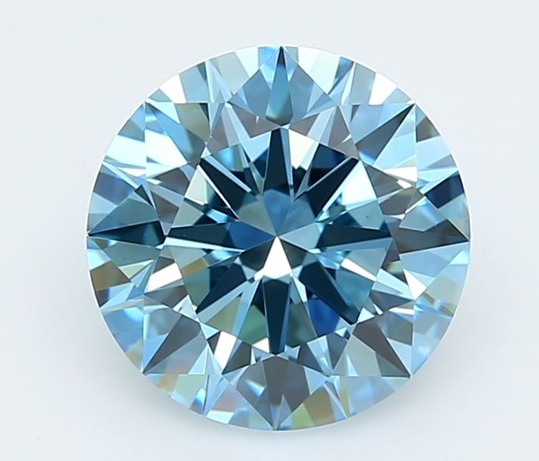 IGI Round 2.36ct Fancy Vivid Blue VVS2 - Ideal Loose Lab Diamond: IGI Round 2.36ct Fancy Vivid Blue VVS2 - Ideal Loose Lab Diamond Item Specifics: Source: This Is A Real Diamond Grown In A Lab Not Mined. Carat: 2.36 Cut: ID Color: Fancy Vivid Blue Clarity: VVS2 Poli