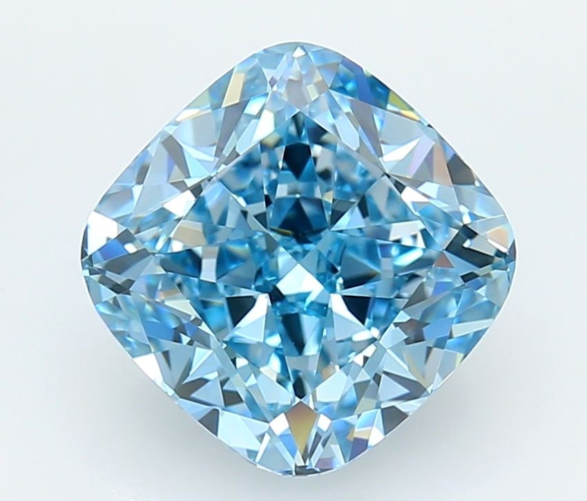 IGI Cushion Modified 4.14ct Fancy Vivid Blue VVS2 - Loose Lab Diamond: IGI Cushion Modified 4.14ct Fancy Vivid Blue VVS2 - Loose Lab Diamond Item Specifics: Source: This Is A Real Diamond Grown In A Lab Not Mined. Carat: 4.14 Cut: - Color: Fancy Vivid Blue Clarity: VVS2 