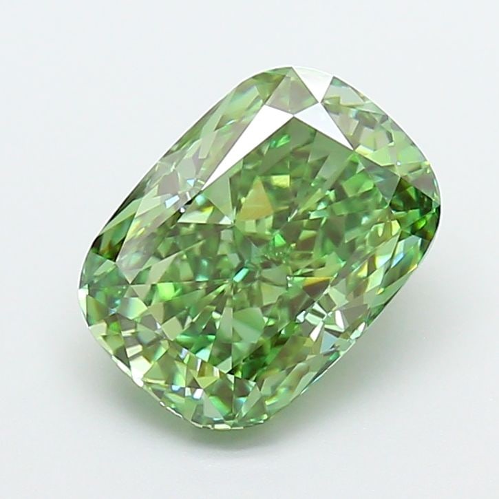 IGI Cushion Modified 3.06ct Fancy Vivid Green VVS2 - Loose Lab Diamond: IGI Cushion Modified 3.06ct Fancy Vivid Green VVS2 - Loose Lab Diamond Item Specifics: Source: This Is A Real Diamond Grown In A Lab Not Mined. Carat: 3.06 Cut: - Color: Fancy Vivid Green Clarity: VVS