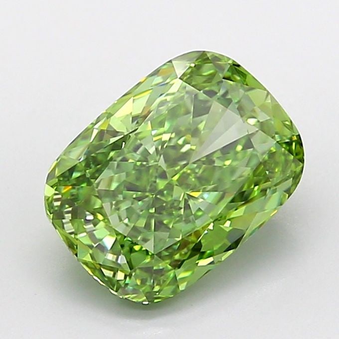 IGI Cushion Modified 3.09ct Fancy Vivid Green VVS2 - Loose Lab Diamond: IGI Cushion Modified 3.09ct Fancy Vivid Green VVS2 - Loose Lab Diamond Item Specifics: Source: This Is A Real Diamond Grown In A Lab Not Mined. Carat: 3.09 Cut: - Color: Fancy Vivid Green Clarity: VVS
