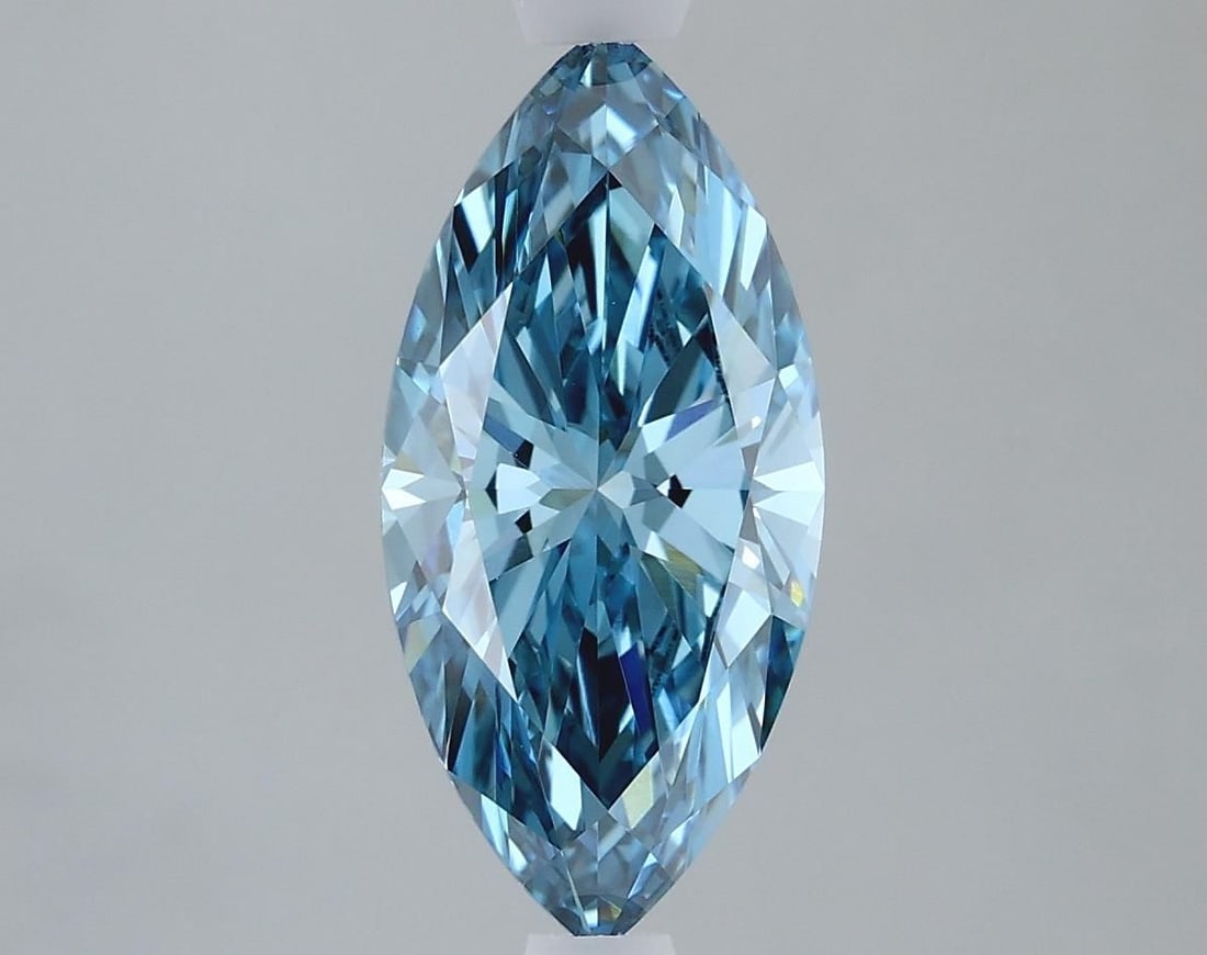 IGI Marquise 1.79ct Fancy Vivid Blue VVS2 - Loose Lab Diamond: IGI Marquise 1.79ct Fancy Vivid Blue VVS2 - Loose Lab Diamond Item Specifics: Source: This Is A Real Diamond Grown In A Lab Not Mined. Carat: 1.79 Cut: - Color: Fancy Vivid Blue Clarity: VVS2 Polish: 