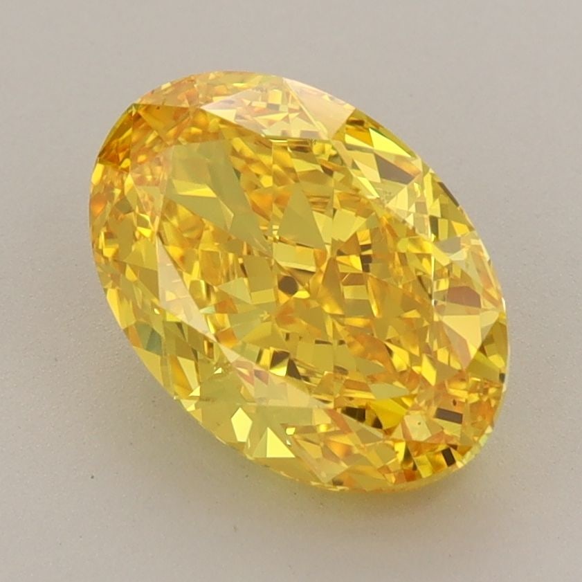 IGI Oval 2.59ct Fancy Vivid Yellow VVS2 - Loose Lab Diamond: IGI Oval 2.59ct Fancy Vivid Yellow VVS2 - Loose Lab Diamond Item Specifics: Source: This Is A Real Diamond Grown In A Lab Not Mined. Carat: 2.59 Cut: - Color: Fancy Vivid Yellow Clarity: VVS2 Polish: 