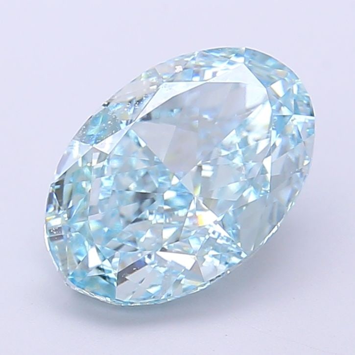 IGI Oval 3.1ct Fancy Vivid Blue VVS2 - Loose Lab Diamond: IGI Oval 3.1ct Fancy Vivid Blue VVS2 - Loose Lab Diamond Item Specifics: Source: This Is A Real Diamond Grown In A Lab Not Mined. Carat: 3.1 Cut: - Color: Fancy Vivid Blue Clarity: VVS2 Polish: EX Sym