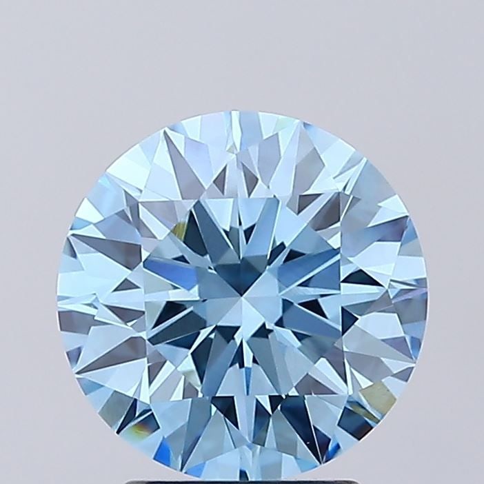IGI Round 2.54ct Fancy Vivid Blue VVS2 - Ideal Loose Lab Diamond: IGI Round 2.54ct Fancy Vivid Blue VVS2 - Ideal Loose Lab Diamond Item Specifics: Source: This Is A Real Diamond Grown In A Lab Not Mined. Carat: 2.54 Cut: ID Color: Fancy Vivid Blue Clarity: VVS2