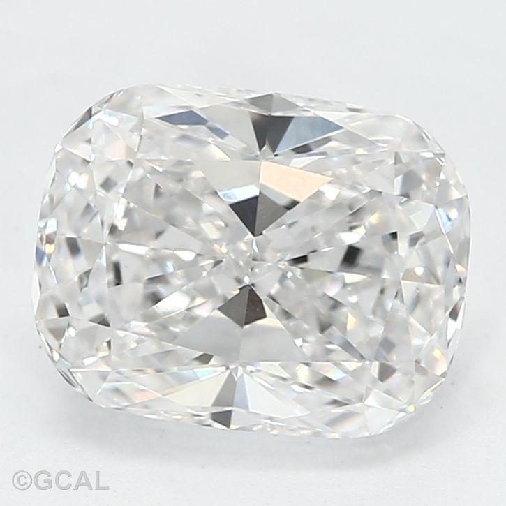 GCAL Cushion Modified 1.07ct F VVS2 - Loose Lab Diamond: GCAL Cushion Modified 1.07ct F VVS2 - Loose Lab Diamond Item Specifics: Source: This Is A Real Diamond Grown In A Lab Not Mined. Carat: 1.07 Cut: - Color: F Clarity: VVS2 Polish: EX Symmetry: VG Measu