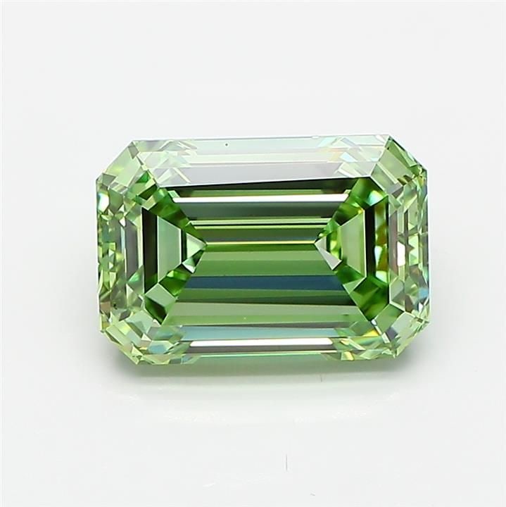 IGI Emerald 3.07ct Fancy Vivid Green VVS2 - Loose Lab Diamond: IGI Emerald 3.07ct Fancy Vivid Green VVS2 - Loose Lab Diamond Item Specifics: Source: This Is A Real Diamond Grown In A Lab Not Mined. Carat: 3.07 Cut: - Color: Fancy Vivid Green Clarity: VVS2 Polish: