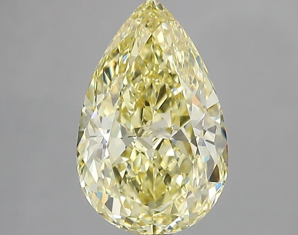 IGI Pear 3.04ct Fancy Intense Yellow VVS1 - Loose Lab Diamond: IGI Pear 3.04ct Fancy Intense Yellow VVS1 - Loose Lab Diamond Item Specifics: Source: This Is A Real Diamond Grown In A Lab Not Mined. Carat: 3.04 Cut: - Color: Fancy Intense Yellow Clarity: VVS1 Poli