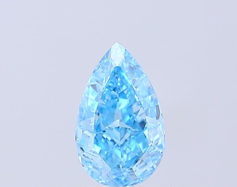 IGI Pear 1.01ct Fancy Vivid Blue VVS2 - Loose Lab Diamond: IGI Pear 1.01ct Fancy Vivid Blue VVS2 - Loose Lab Diamond Item Specifics: Source: This Is A Real Diamond Grown In A Lab Not Mined. Carat: 1.01 Cut: - Color: Fancy Vivid Blue Clarity: VVS2 Polish: EX S