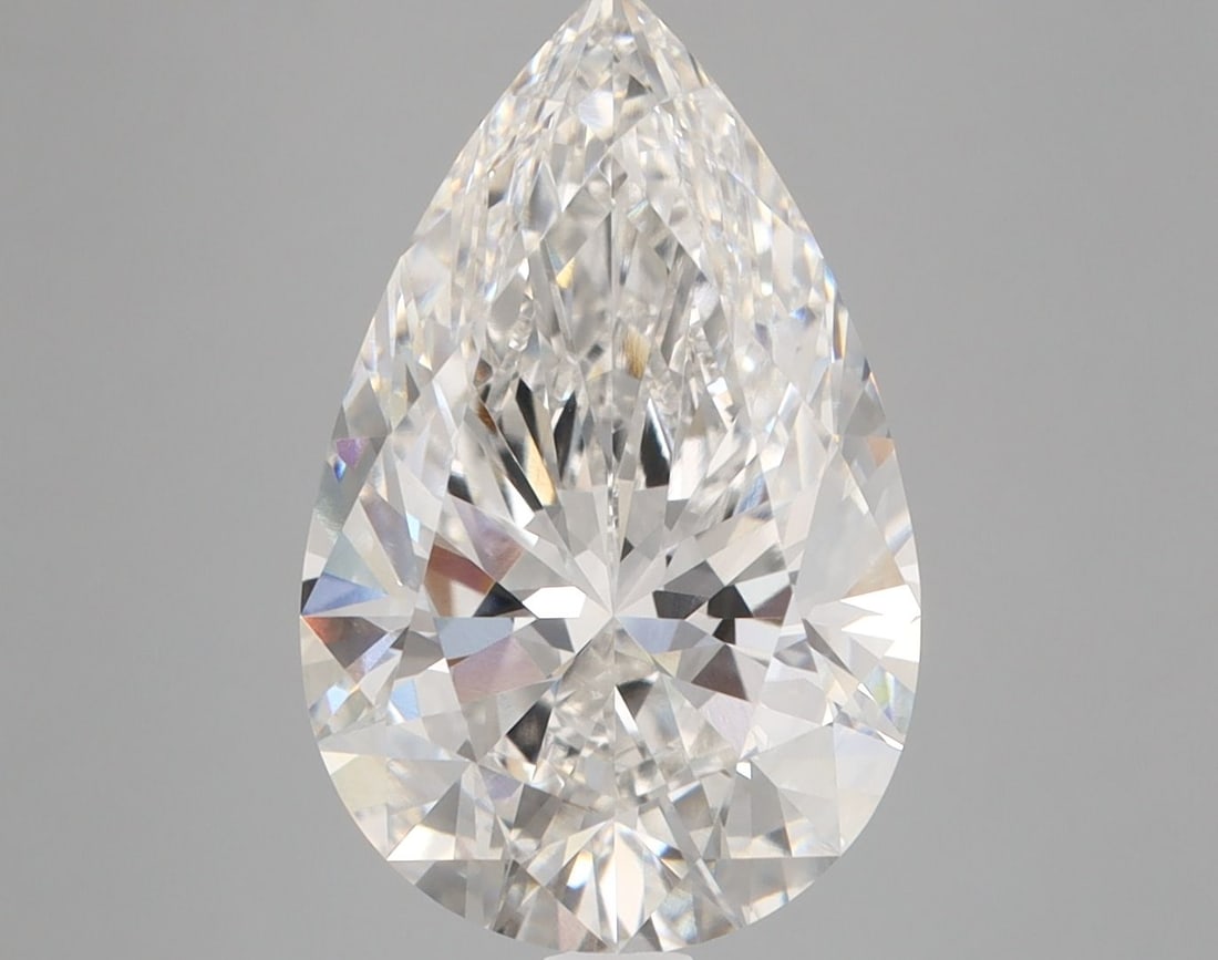 IGI Pear 5.06ct F VVS2 - Loose Lab Diamond: IGI Pear 5.06ct F VVS2 - Loose Lab Diamond Item Specifics: Source: This Is A Real Diamond Grown In A Lab Not Mined. Carat: 5.06 Cut: - Color: F Clarity: VVS2 Polish: EX Symmetry: EX Measurements: 15.2