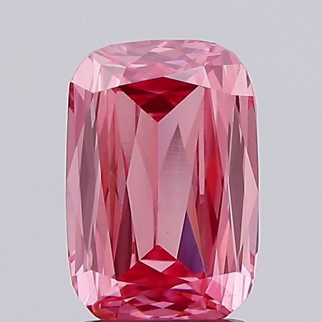 IGI Cushion Modified 1.53ct Fancy Vivid Pink VVS2 - Loose Lab Diamond: IGI Cushion Modified 1.53ct Fancy Vivid Pink VVS2 - Loose Lab Diamond Item Specifics: Source: This Is A Real Diamond Grown In A Lab Not Mined. Carat: 1.53 Cut: - Color: Fancy Vivid Pink Clarity: VVS2 