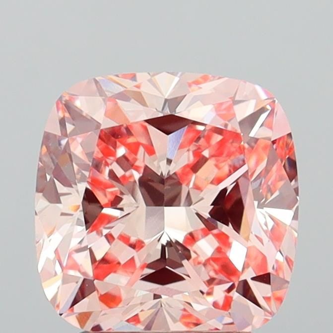 IGI Cushion Modified 3.14ct Fancy Intense Pink VVS2 - Loose Lab Diamond: IGI Cushion Modified 3.14ct Fancy Intense Pink VVS2 - Loose Lab Diamond Item Specifics: Source: This Is A Real Diamond Grown In A Lab Not Mined. Carat: 3.14 Cut: - Color: Fancy Intense Pink Clarity: V