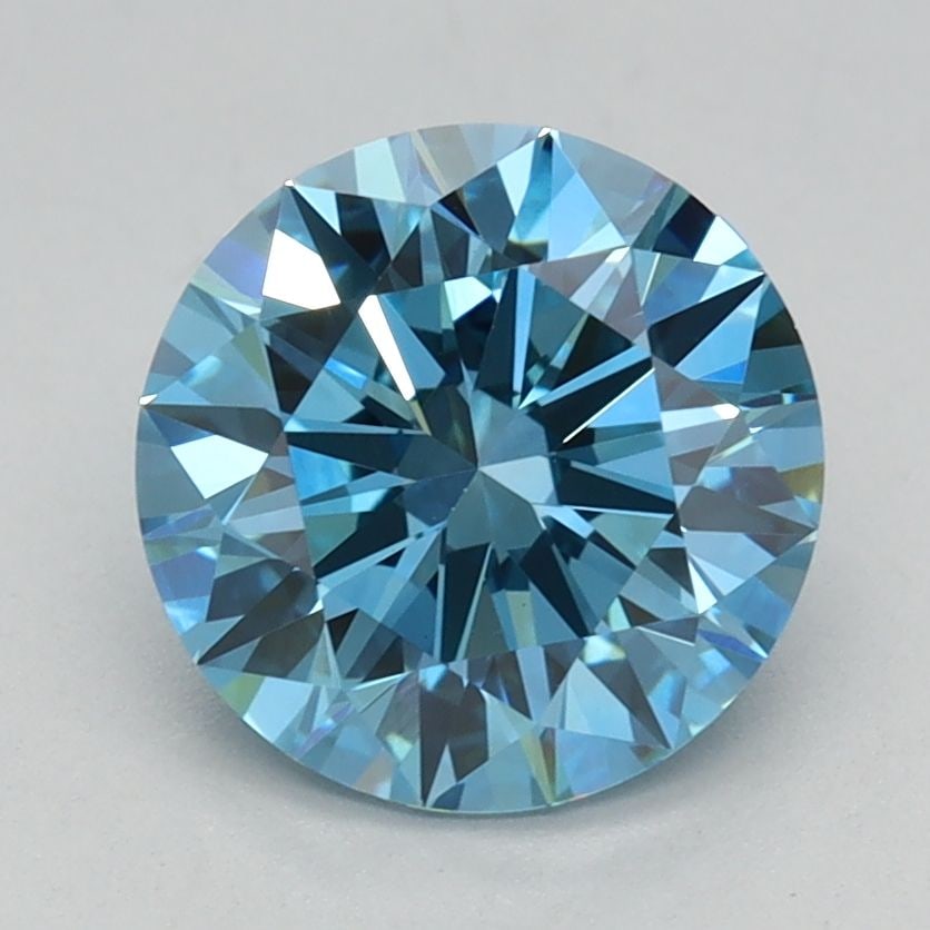 IGI Round 1.53ct Fancy Vivid Blue VVS2 - Ideal Loose Lab Diamond: IGI Round 1.53ct Fancy Vivid Blue VVS2 - Ideal Loose Lab Diamond Item Specifics: Source: This Is A Real Diamond Grown In A Lab Not Mined. Carat: 1.53 Cut: ID Color: Fancy Vivid Blue Clarity: VVS2 Poli
