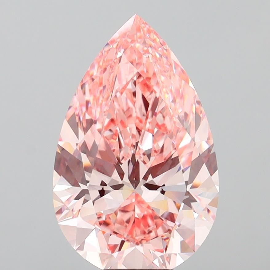 IGI Pear 8.06ct Fancy Vivid Pink VVS2 - Loose Lab Diamond: IGI Pear 8.06ct Fancy Vivid Pink VVS2 - Loose Lab Diamond Item Specifics: Source: This Is A Real Diamond Grown In A Lab Not Mined. Carat: 8.06 Cut: - Color: Fancy Vivid Pink Clarity: VVS2 Polish: EX S