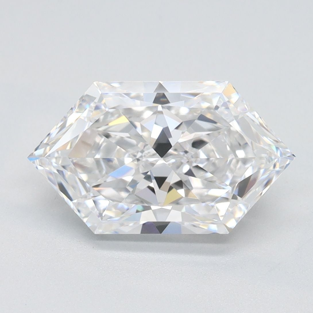 IGI Hexagonal 2.1ct D VVS1 - Loose Lab Diamond: IGI Hexagonal 2.1ct D VVS1 - Loose Lab Diamond Item Specifics: Source: This Is A Real Diamond Grown In A Lab Not Mined. Carat: 2.1 Cut: - Color: D Clarity: VVS1 Polish: EX Symmetry: EX Measurements: 1