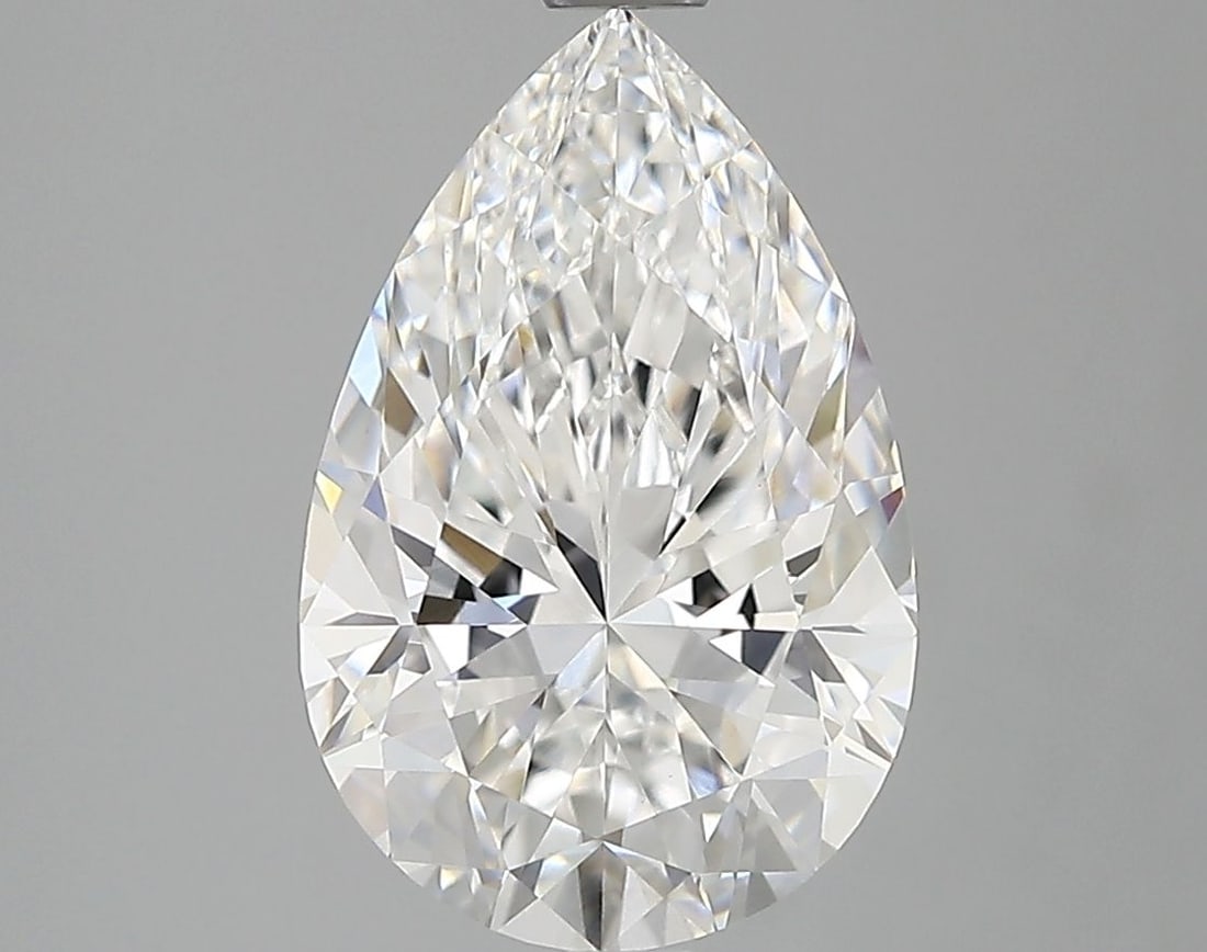 IGI Pear 2.5ct E VVS2 - Loose Lab Diamond: IGI Pear 2.5ct E VVS2 - Loose Lab Diamond Item Specifics: Source: This Is A Real Diamond Grown In A Lab Not Mined. Carat: 2.5 Cut: - Color: E Clarity: VVS2 Polish: EX Symmetry: EX Measurements: 11.7L 