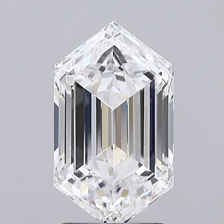 IGI Hexagonal 2.09ct E VVS2 - Loose Lab Diamond: IGI Hexagonal 2.09ct E VVS2 - Loose Lab Diamond Item Specifics: Source: This Is A Real Diamond Grown In A Lab Not Mined. Carat: 2.09 Cut: - Color: E Clarity: VVS2 Polish: EX Symmetry: EX Measurements: