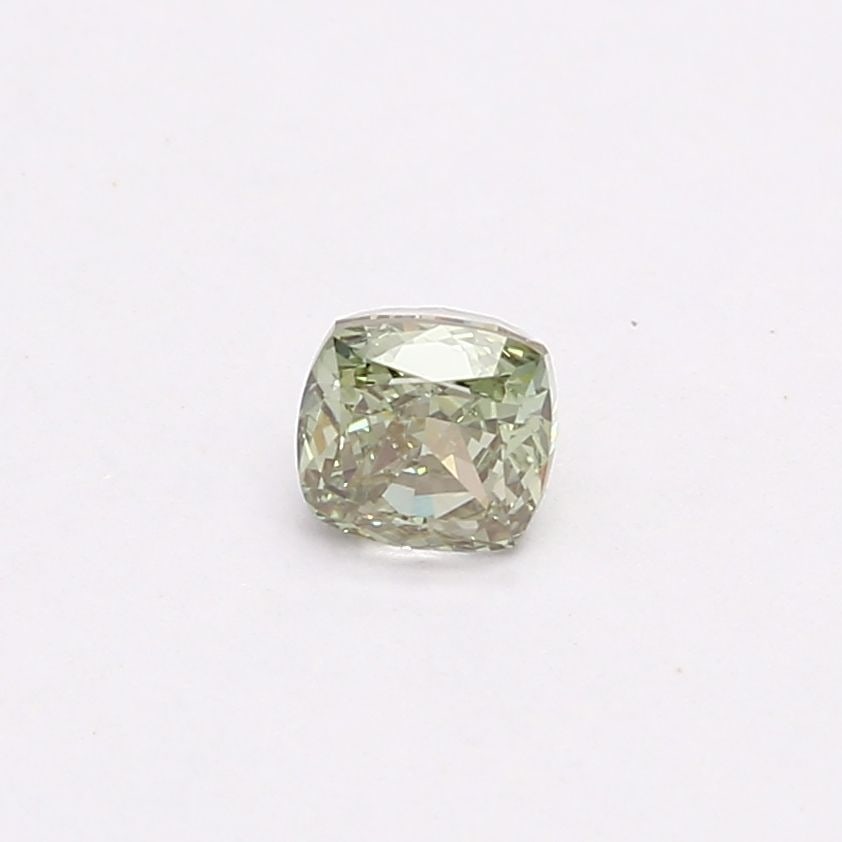 Cushion Brilliant 0.51ct Fancy Vivid Green VVS2 - Loose Lab Diamond: Cushion Brilliant 0.51ct Fancy Vivid Green VVS2 - Loose Lab Diamond Item Specifics: Source: This Is A Real Diamond Grown In A Lab Not Mined. Carat: 0.51 Cut: - Color: Fancy Vivid Green Clarity: VVS2 P