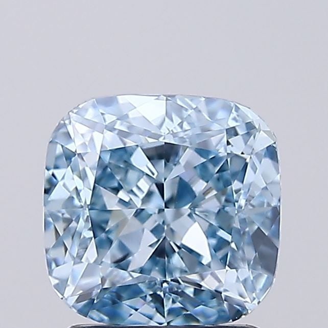 IGI Cushion Modified 1.9ct Fancy Vivid Blue VVS2 - Loose Lab Diamond: IGI Cushion Modified 1.9ct Fancy Vivid Blue VVS2 - Loose Lab Diamond Item Specifics: Source: This Is A Real Diamond Grown In A Lab Not Mined. Carat: 1.9 Cut: - Color: Fancy Vivid Blue Clarity: VVS2 Po
