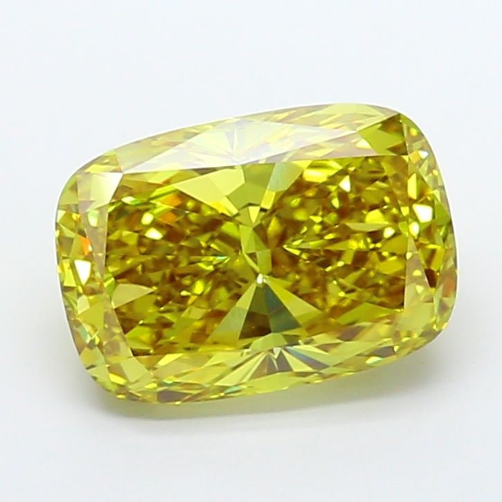 IGI Cushion Modified 9.54ct Fancy Vivid Yellow VVS2 - Loose Lab Diamond: IGI Cushion Modified 9.54ct Fancy Vivid Yellow VVS2 - Loose Lab Diamond Item Specifics: Source: This Is A Real Diamond Grown In A Lab Not Mined. Carat: 9.54 Cut: - Color: Fancy Vivid Yellow Clarity: