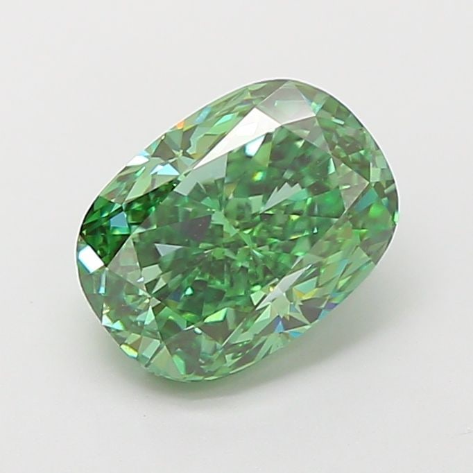IGI Cushion Modified 2.52ct Fancy Vivid Green VVS2 - Loose Lab Diamond: IGI Cushion Modified 2.52ct Fancy Vivid Green VVS2 - Loose Lab Diamond Item Specifics: Source: This Is A Real Diamond Grown In A Lab Not Mined. Carat: 2.52 Cut: - Color: Fancy Vivid Green Clarity: