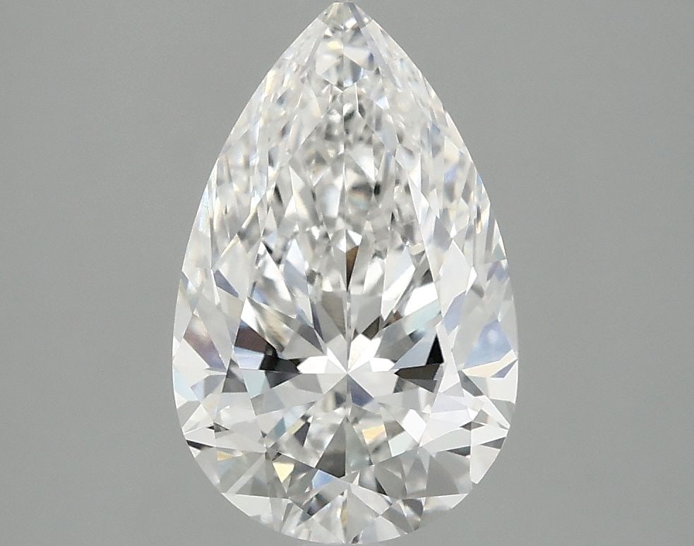 IGI Pear 2.58ct E VVS2 - Loose Lab Diamond: IGI Pear 2.58ct E VVS2 - Loose Lab Diamond Item Specifics: Source: This Is A Real Diamond Grown In A Lab Not Mined. Carat: 2.58 Cut: - Color: E Clarity: VVS2 Polish: EX Symmetry: EX Measurements: