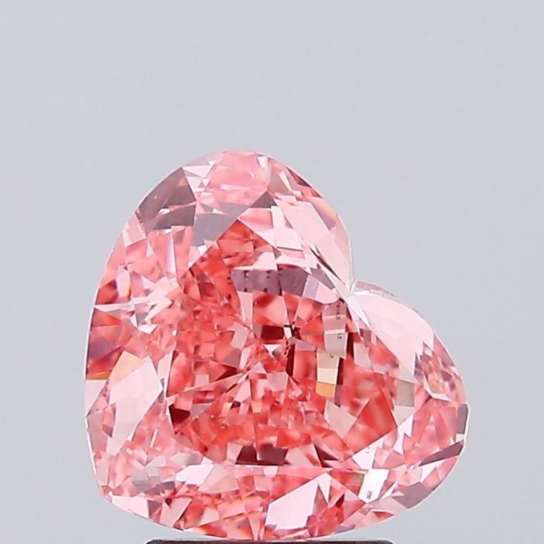 IGI Heart 3.01ct Fancy Vivid Pink VVS2 - Loose Lab Diamond: IGI Heart 3.01ct Fancy Vivid Pink VVS2 - Loose Lab Diamond Item Specifics: Source: This Is A Real Diamond Grown In A Lab Not Mined. Carat: 3.01 Cut: - Color: Fancy Vivid Pink Clarity: VVS2 Polish: VG