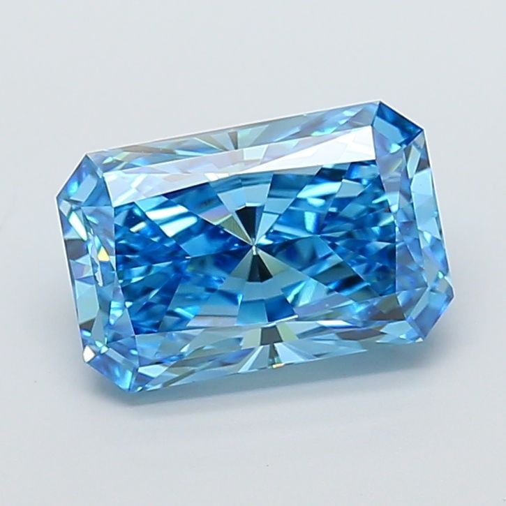 IGI Radiant 4.05ct Fancy Vivid Blue VVS2 - Loose Lab Diamond: IGI Radiant 4.05ct Fancy Vivid Blue VVS2 - Loose Lab Diamond Item Specifics: Source: This Is A Real Diamond Grown In A Lab Not Mined. Carat: 4.05 Cut: - Color: Fancy Vivid Blue Clarity: VVS2 Polish: E