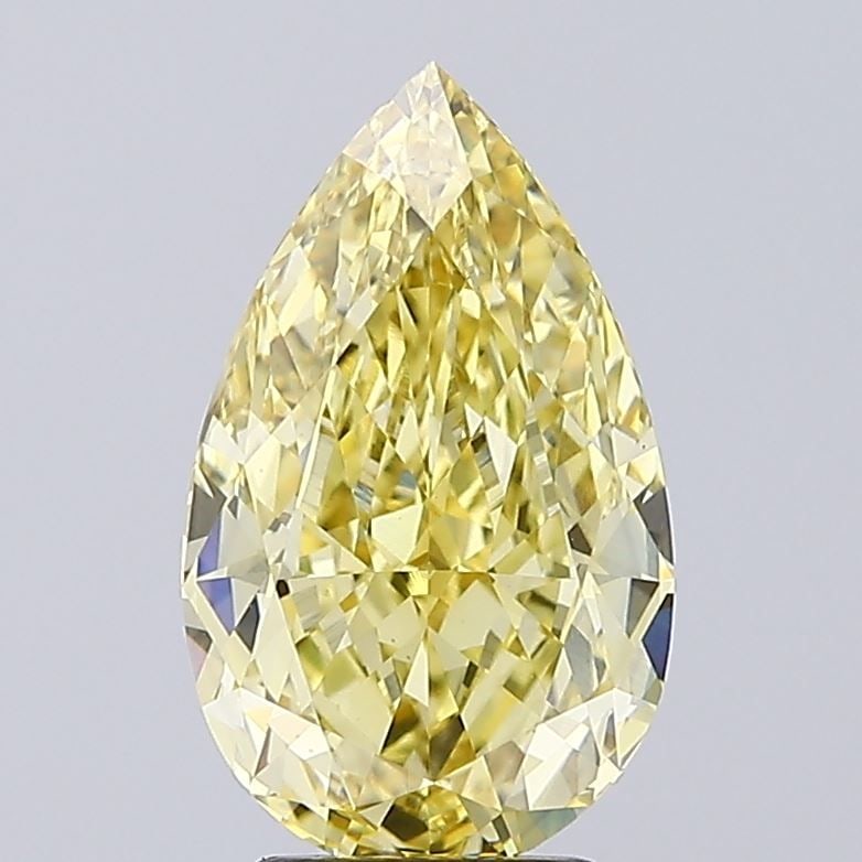 IGI Pear 4.04ct Fancy Intense Yellow VVS2 - Loose Lab Diamond: IGI Pear 4.04ct Fancy Intense Yellow VVS2 - Loose Lab Diamond Item Specifics: Source: This Is A Real Diamond Grown In A Lab Not Mined. Carat: 4.04 Cut: - Color: Fancy Intense Yellow Clarity: VVS2 Poli