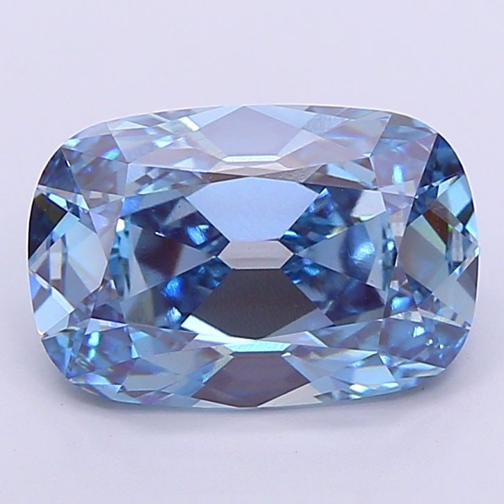 IGI Cushion 4.33ct Fancy Intense Blue VVS2 - Loose Lab Diamond: IGI Cushion 4.33ct Fancy Intense Blue VVS2 - Loose Lab Diamond Item Specifics: Source: This Is A Real Diamond Grown In A Lab Not Mined. Carat: 4.33 Cut: - Color: Fancy Intense Blue Clarity: VVS2 Polis