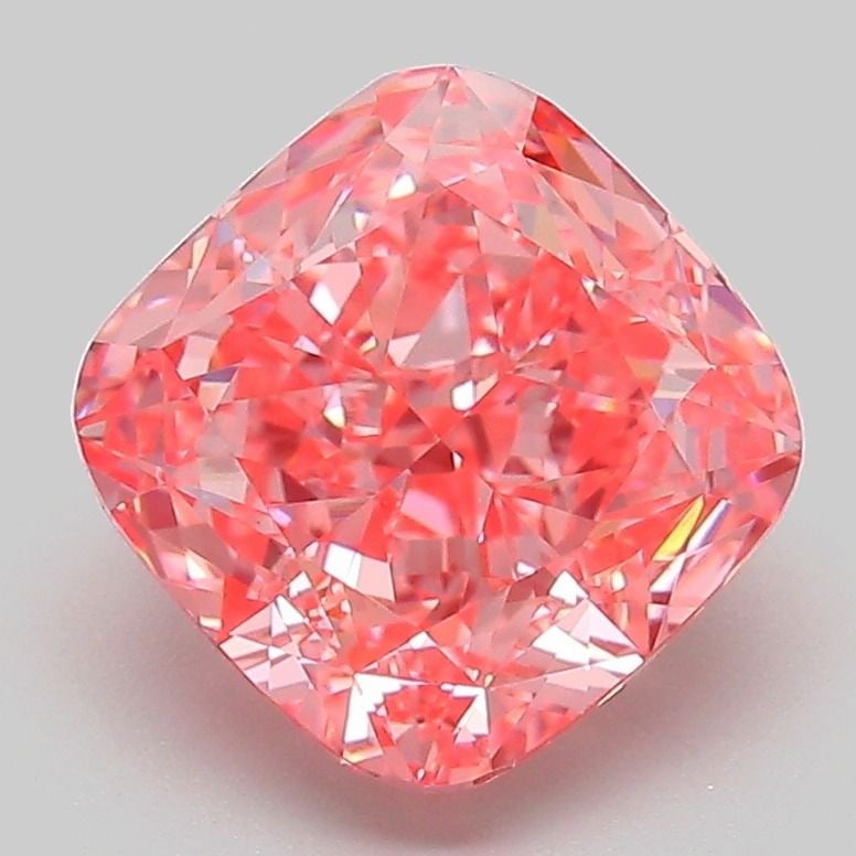 IGI Cushion Modified 3.04ct Fancy Vivid Pink VVS2 - Loose Lab Diamond: IGI Cushion Modified 3.04ct Fancy Vivid Pink VVS2 - Loose Lab Diamond Item Specifics: Source: This Is A Real Diamond Grown In A Lab Not Mined. Carat: 3.04 Cut: - Color: Fancy Vivid Pink Clarity: VVS2 