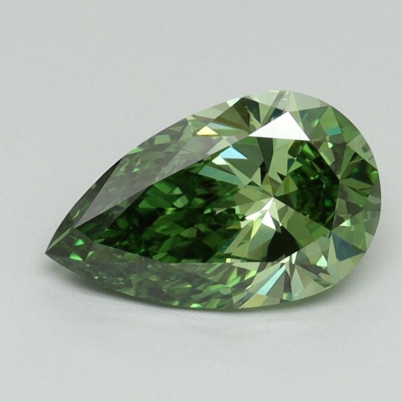 IGI Pear 1.03ct Fancy Vivid Green VVS2 - Loose Lab Diamond: IGI Pear 1.03ct Fancy Vivid Green VVS2 - Loose Lab Diamond Item Specifics: Source: This Is A Real Diamond Grown In A Lab Not Mined. Carat: 1.03 Cut: - Color: Fancy Vivid Green Clarity: VVS2 Polish: EX