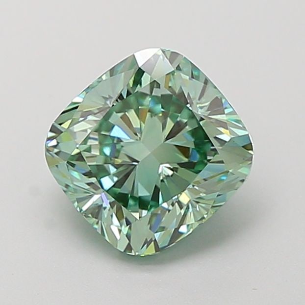 IGI Cushion Modified 1.53ct Fancy Vivid Green VVS2 - Loose Lab Diamond: IGI Cushion Modified 1.53ct Fancy Vivid Green VVS2 - Loose Lab Diamond Item Specifics: Source: This Is A Real Diamond Grown In A Lab Not Mined. Carat: 1.53 Cut: - Color: Fancy Vivid Green Clarity: VVS