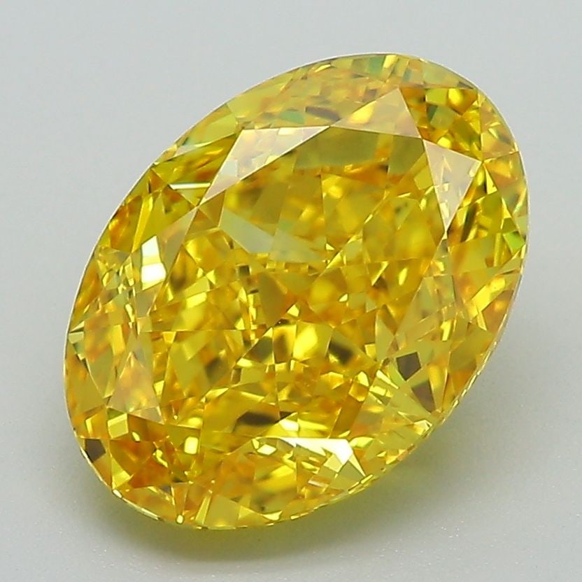 IGI Oval 3.58ct Fancy Vivid Yellow VVS2 - Loose Lab Diamond: IGI Oval 3.58ct Fancy Vivid Yellow VVS2 - Loose Lab Diamond Item Specifics: Source: This Is A Real Diamond Grown In A Lab Not Mined. Carat: 3.58 Cut: - Color: Fancy Vivid Yellow Clarity: VVS2 Polish: 