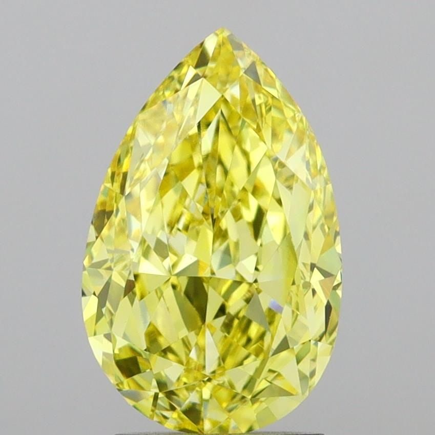 IGI Pear 3.07ct Fancy Intense Yellow VVS2 - Loose Lab Diamond: IGI Pear 3.07ct Fancy Intense Yellow VVS2 - Loose Lab Diamond Item Specifics: Source: This Is A Real Diamond Grown In A Lab Not Mined. Carat: 3.07 Cut: - Color: Fancy Intense Yellow Clarity: VVS2 Poli