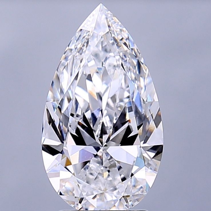 IGI Pear 2.52ct D VVS2 - Loose Lab Diamond: IGI Pear 2.52ct D VVS2 - Loose Lab Diamond Item Specifics: Source: This Is A Real Diamond Grown In A Lab Not Mined. Carat: 2.52 Cut: - Color: D Clarity: VVS2 Polish: EX Symmetry: EX Measurements: 13.1