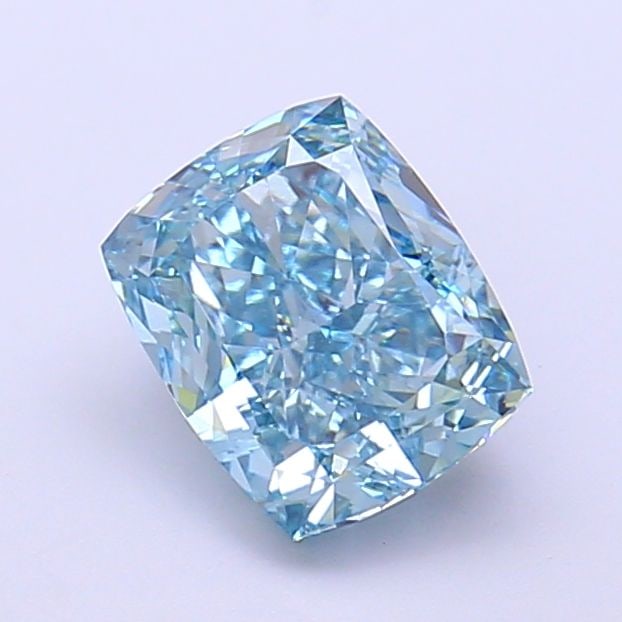 IGI Cushion Modified 1.61ct Fancy Vivid Greenish Blue VVS2 - Loose Lab Diamond: IGI Cushion Modified 1.61ct Fancy Vivid Greenish Blue VVS2 - Loose Lab Diamond Item Specifics: Source: This Is A Real Diamond Grown In A Lab Not Mined. Carat: 1.61 Cut: - Color: Fancy Vivid Greenish B