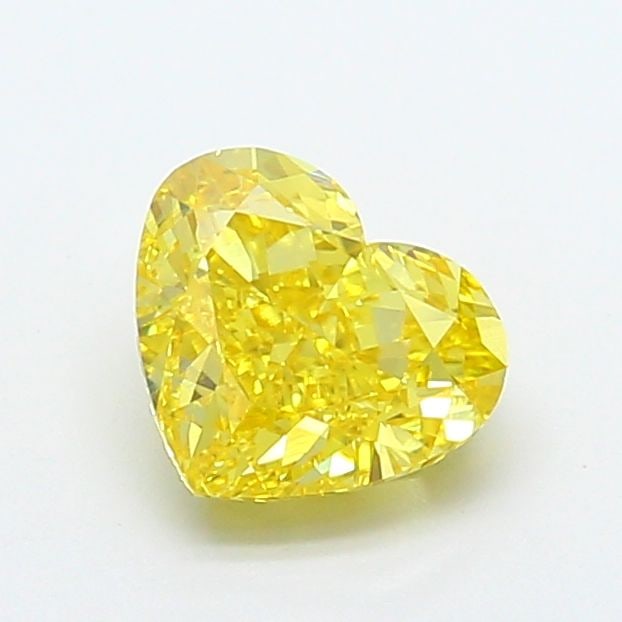 Heart 1.53ct Fancy Vivid Yellow VVS2 - Loose Lab Diamond: Heart 1.53ct Fancy Vivid Yellow VVS2 - Loose Lab Diamond Item Specifics: Source: This Is A Real Diamond Grown In A Lab Not Mined. Carat: 1.53 Cut: - Color: Fancy Vivid Yellow Clarity: VVS2 Polish: EX 