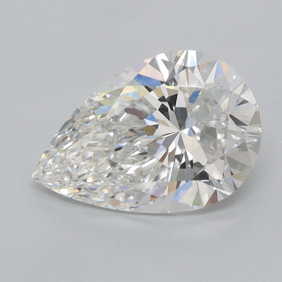 IGI Pear 2.5ct E VVS2 - Loose Lab Diamond: IGI Pear 2.5ct E VVS2 - Loose Lab Diamond Item Specifics: Source: This Is A Real Diamond Grown In A Lab Not Mined. Carat: 2.5 Cut: - Color: E Clarity: VVS2 Polish: EX Symmetry: EX Measurements: 11.61L
